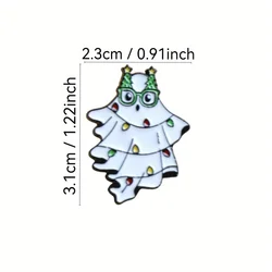 Broche táctico metálico fantasma para mochila y chaqueta