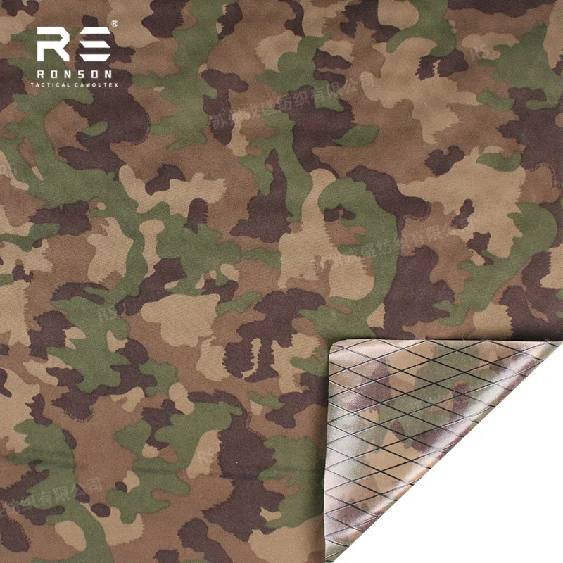 Tejido táctico camuflaje suizo 500D Nylon X-PAC impermeable