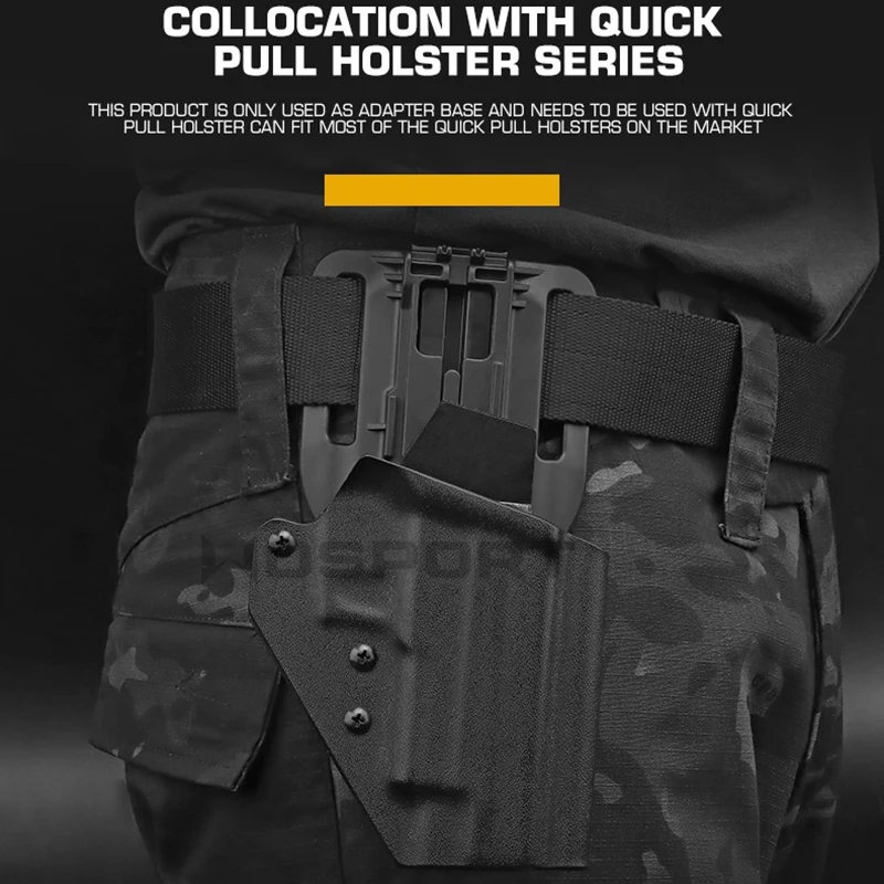 Funda Kydex ajustable lazo y plataforma bucle bajo para cinturón - imagen 3