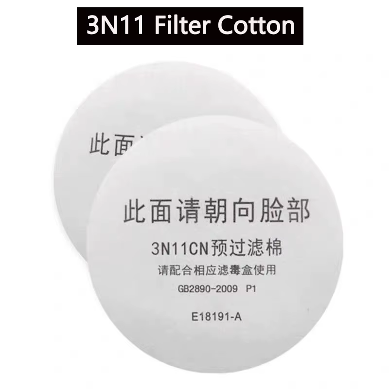 Respirador antipolvo con filtro 3N11 instalado