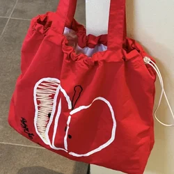Bolsa táctica de lona con cordón gran capacidad para viajes