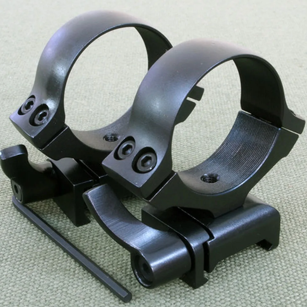 Montura de visor de liberación rápida para riel 20 mm, acero - imagen 4