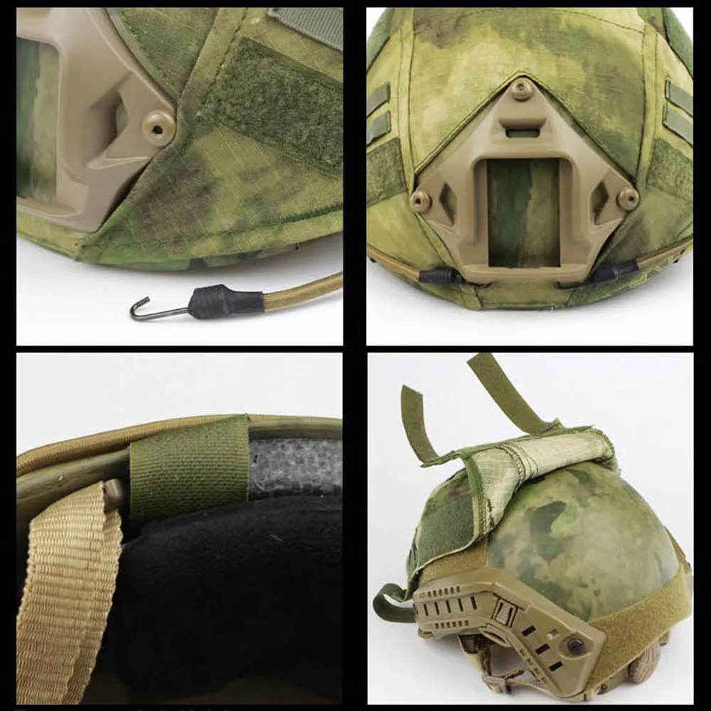 Funda de casco táctico camuflaje – Cubierta protectora para Airsoft - imagen 3
