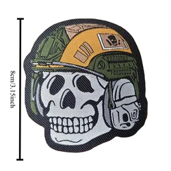 Parche táctico esqueleto – Velcro para uniforme o mochila