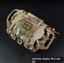 Kit médico táctico exterior con sistema Molle extraíble