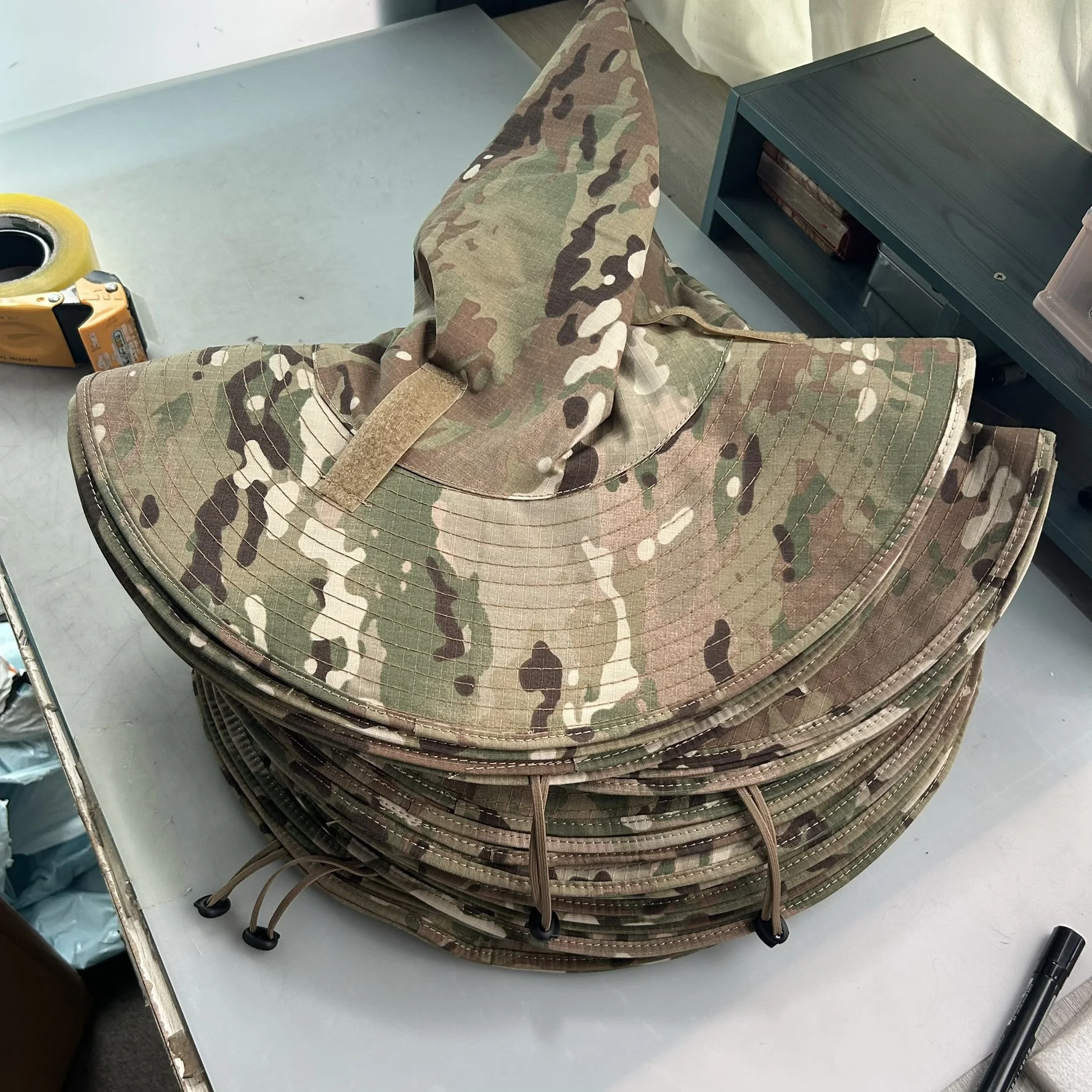 Sombrero táctico mago hechicero Halloween ala extragrande NVG IRR - imagen 4