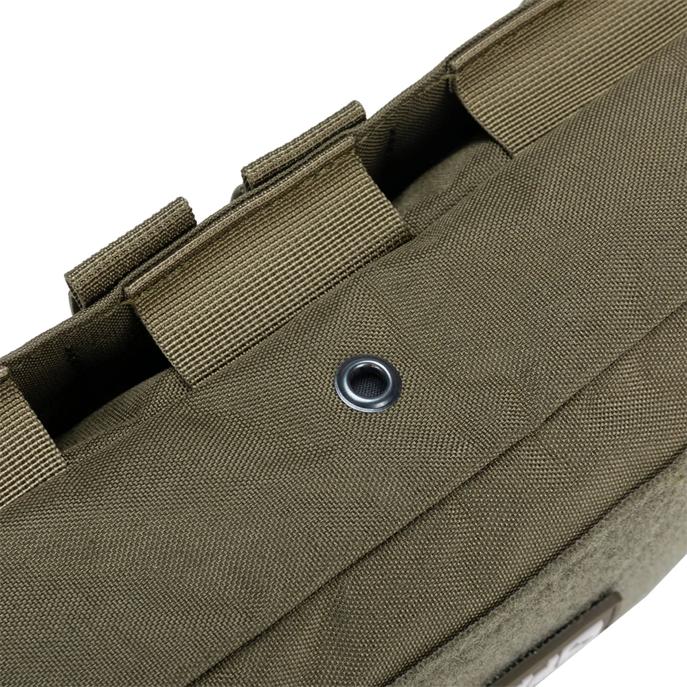 Bolsa MOLLE táctica montada en chaleco táctico