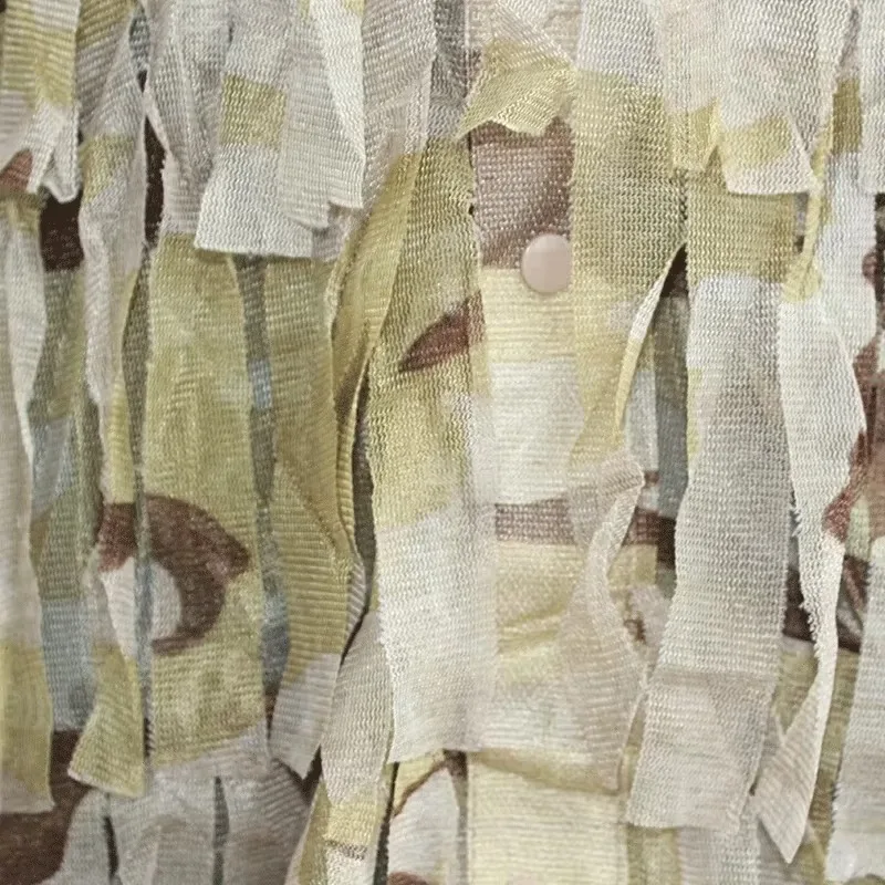 Yowie traje camuflaje desierto 3D ghillie con capucha Airsoft - imagen 5