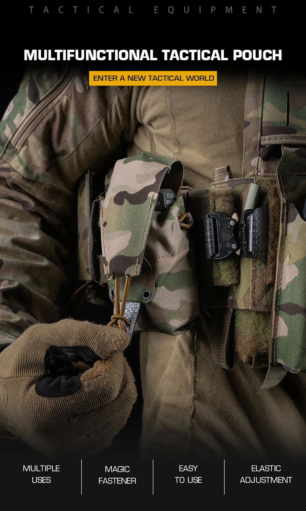 Bolsa MOLLE POSEIDON DEFENSE SWPO para guardar equipo