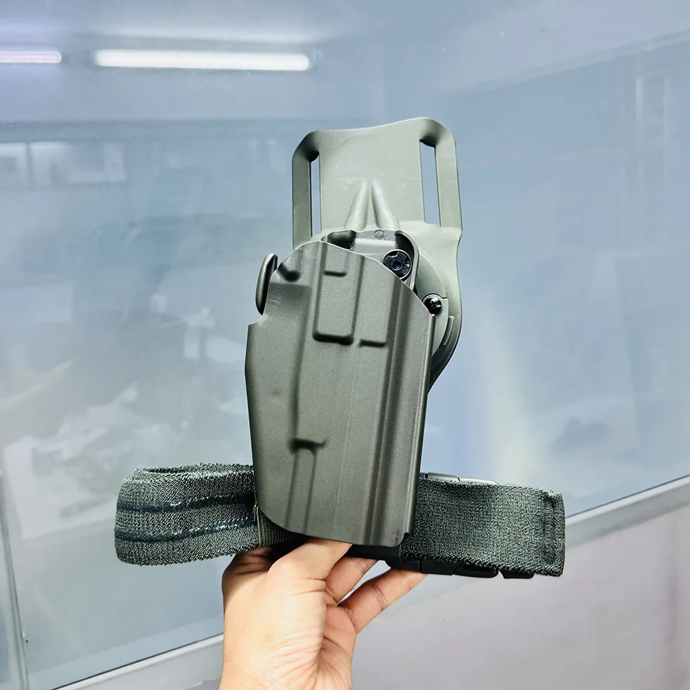 Funda táctica de pierna para pistola de liberación rápida MOLLE - imagen 3