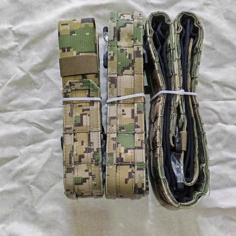 Cinturón táctico de nailon doble capa Flecktarn/MCTP alemán - imagen 5