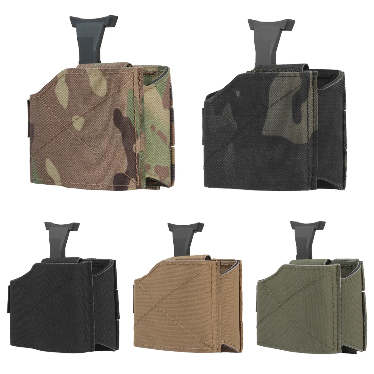 Funda táctica universal MOLLE para pistola, ajustable de nailon - imagen 5