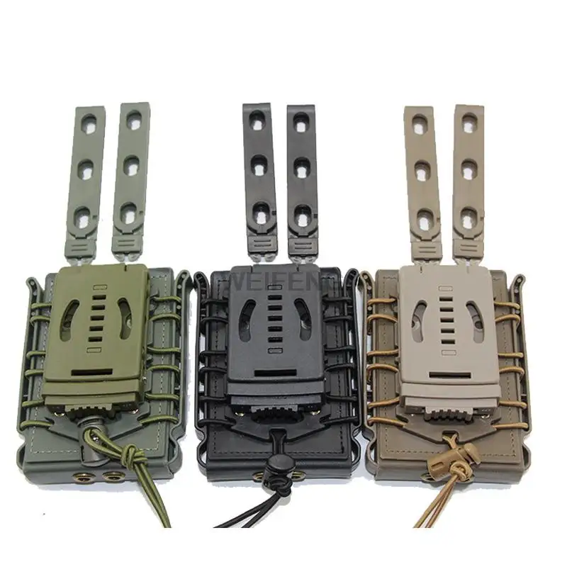 Porta cargadores MOLLE 5.56/7.62mm AR-15/M4/AK - liberación rápida