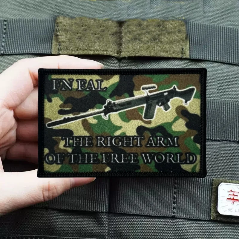 Parche militar FN FAL – Bordado táctico MOLLE Operations - imagen 3