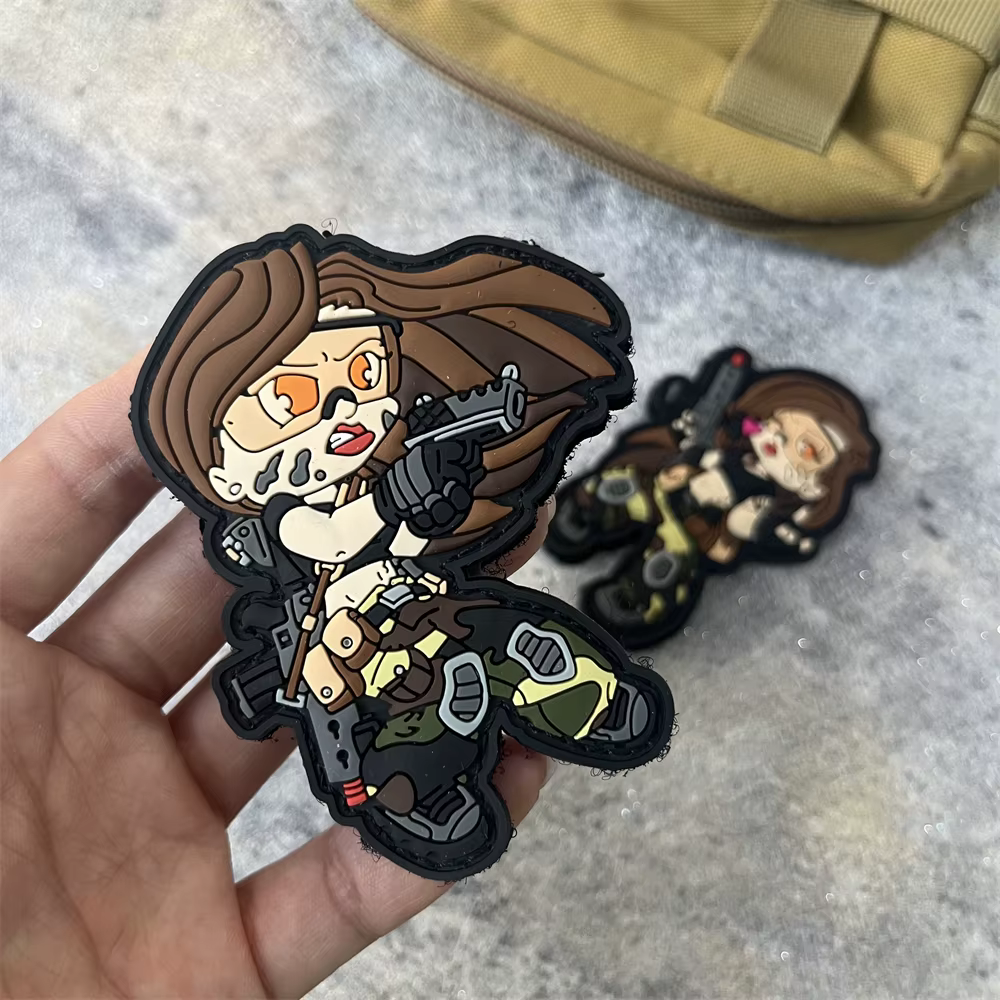 Parche táctico PVC hook para chaleco MOLLE – Anna Morale - imagen 5