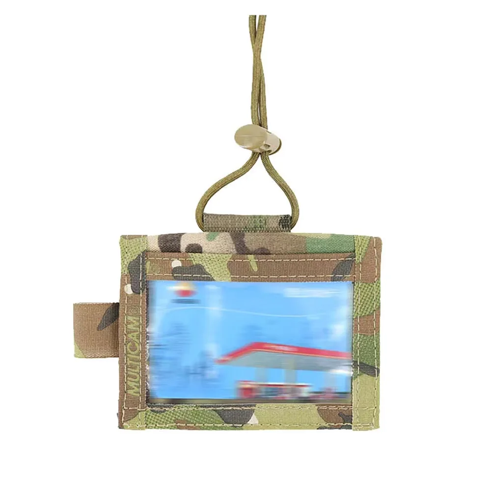Fona táctica identificativa ajustable con velcro – Multiusos para tarjetas - imagen 5