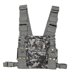 Pechera táctica PT-08 nailon camuflaje – Bolsa multifunción outdoor
