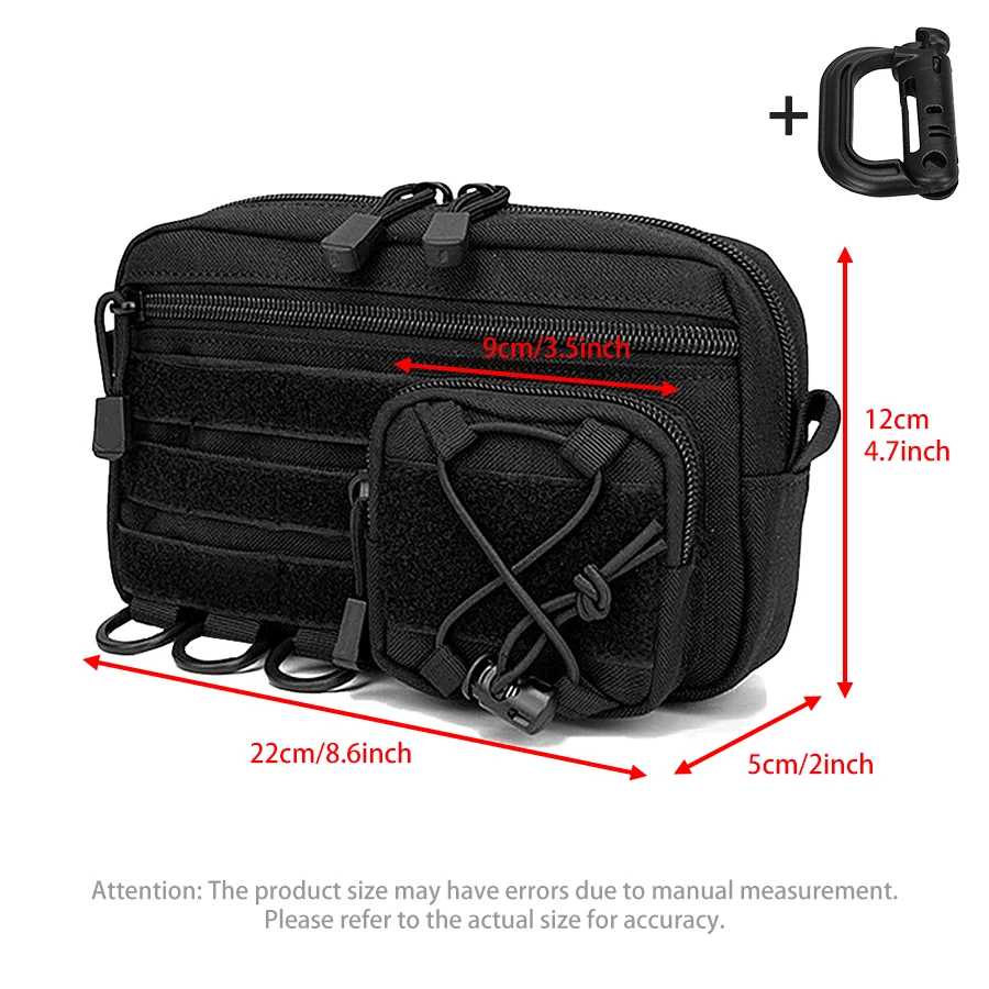 Bolsa EDC MOLLE de nailon duradero multifuncional para outdoor - imagen 5
