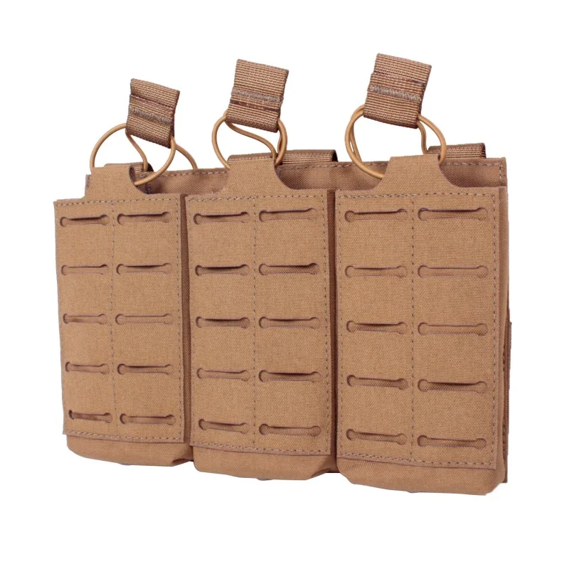 Bolsa táctica para cargadores rifle con corte láser MOLLE compacta - imagen 5
