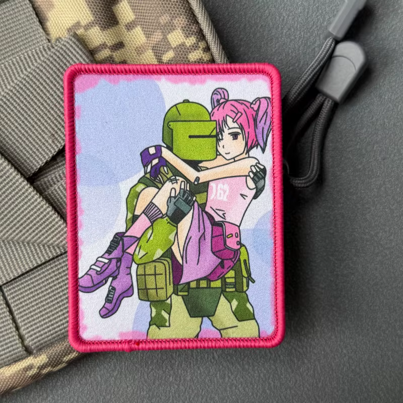 Parche táctico estilo insignia moral con Velcro para mochilas