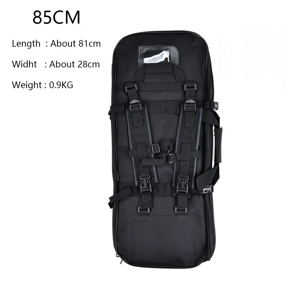 Funda táctica doble para rifle – Transporte exterior con bolsa para pistola