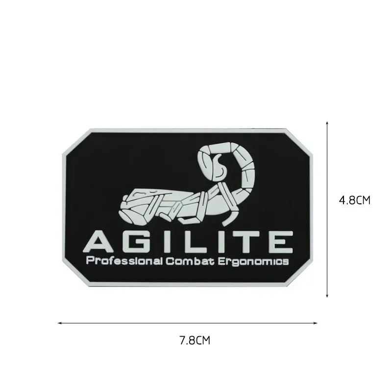 AGILITE Parche escorpión 3D luminoso con velcro - imagen 2