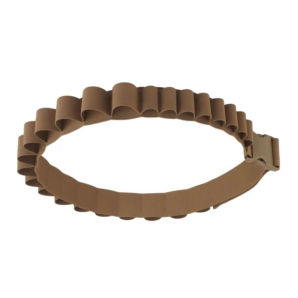 Cinturón bandolera portacartuchos de escopeta redondo con bolsa airsoft