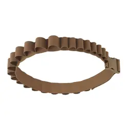 Cinturón bandolera portacartuchos de escopeta redondo con bolsa airsoft