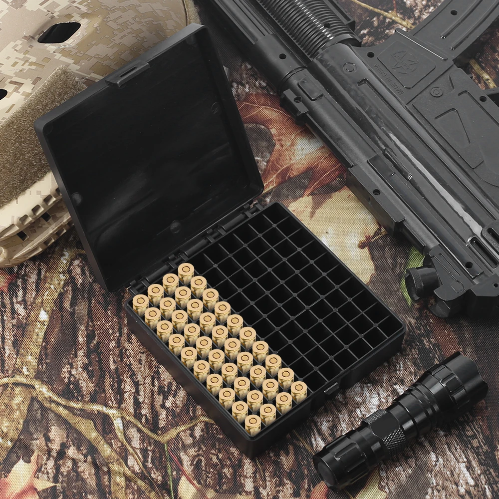 Caja munición táctica tapa abatible – 9mm para tiro y caza - imagen 3