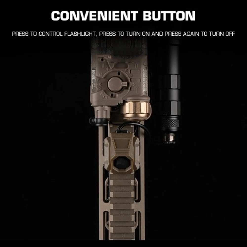 Surefire interruptor remoto compatible con Crane/PEQ-15 y Steiner - imagen 2