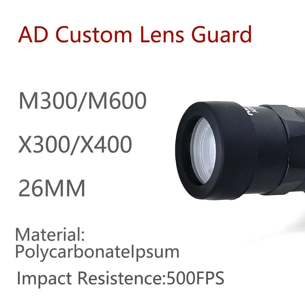 M300 M600 X300 X300V Protector de lente para armas tácticas - imagen 5