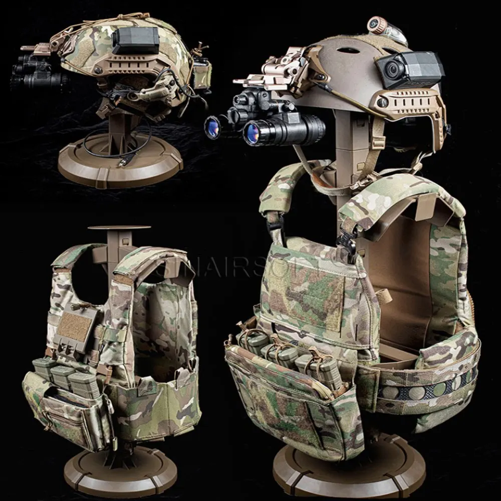 SINAIRSOFT Soporte táctico MOLLE de nailon para chalecos y cascos