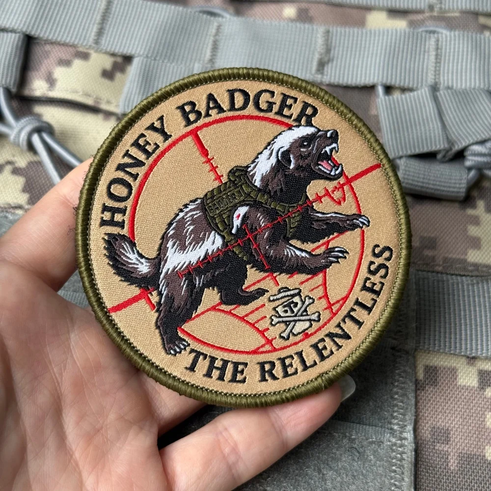 Parche bordado de velcro Martillo de Miel – Insignia de moral - imagen 2