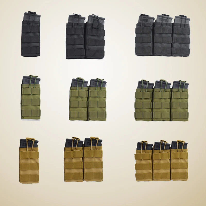 Porta cargadores MOLLE elástico magnético para AR15/M4 - imagen 2