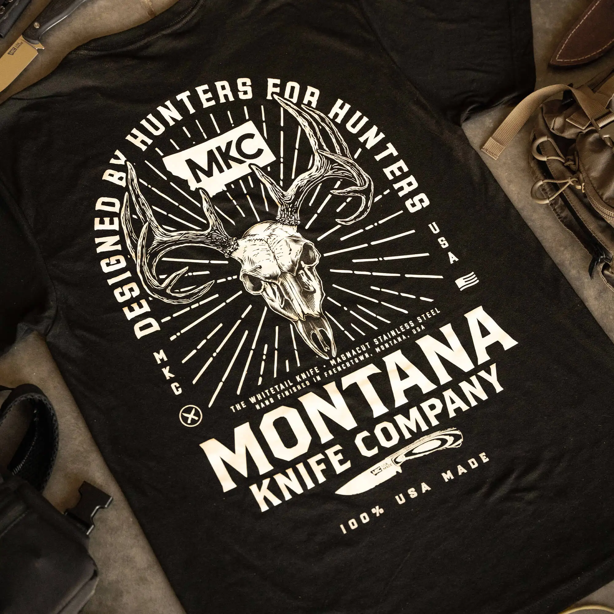 MKC WHITETAIL Camiseta táctica unisex premium urbano cómodo - imagen 5