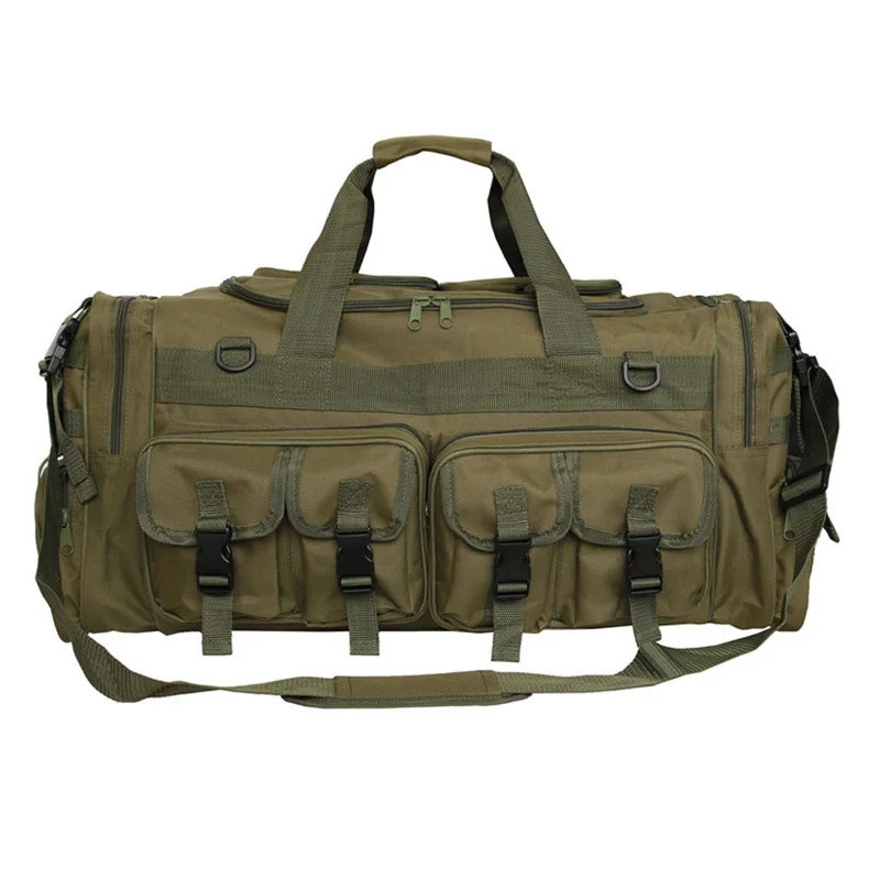 Interior espacioso del bolso táctico con compartimentos