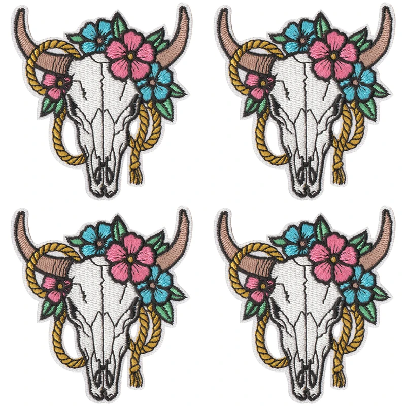 Parches retro del Oeste para personalizar ropa y vaqueros