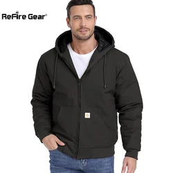Chaqueta táctica de invierno – Acolchada con capucha para hombre