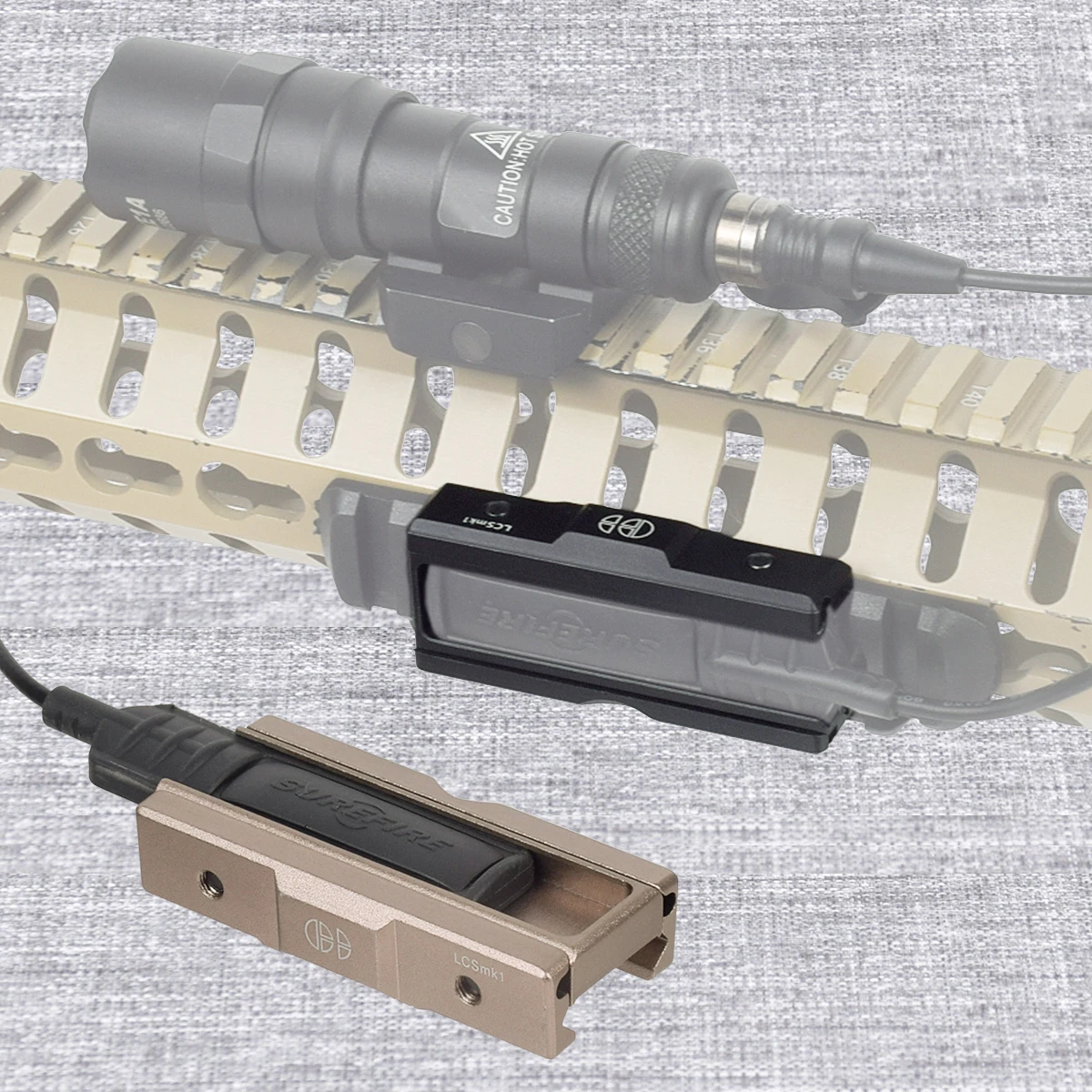 Surefire linterna M600 con cinta remota y almohadilla de presión - imagen 2