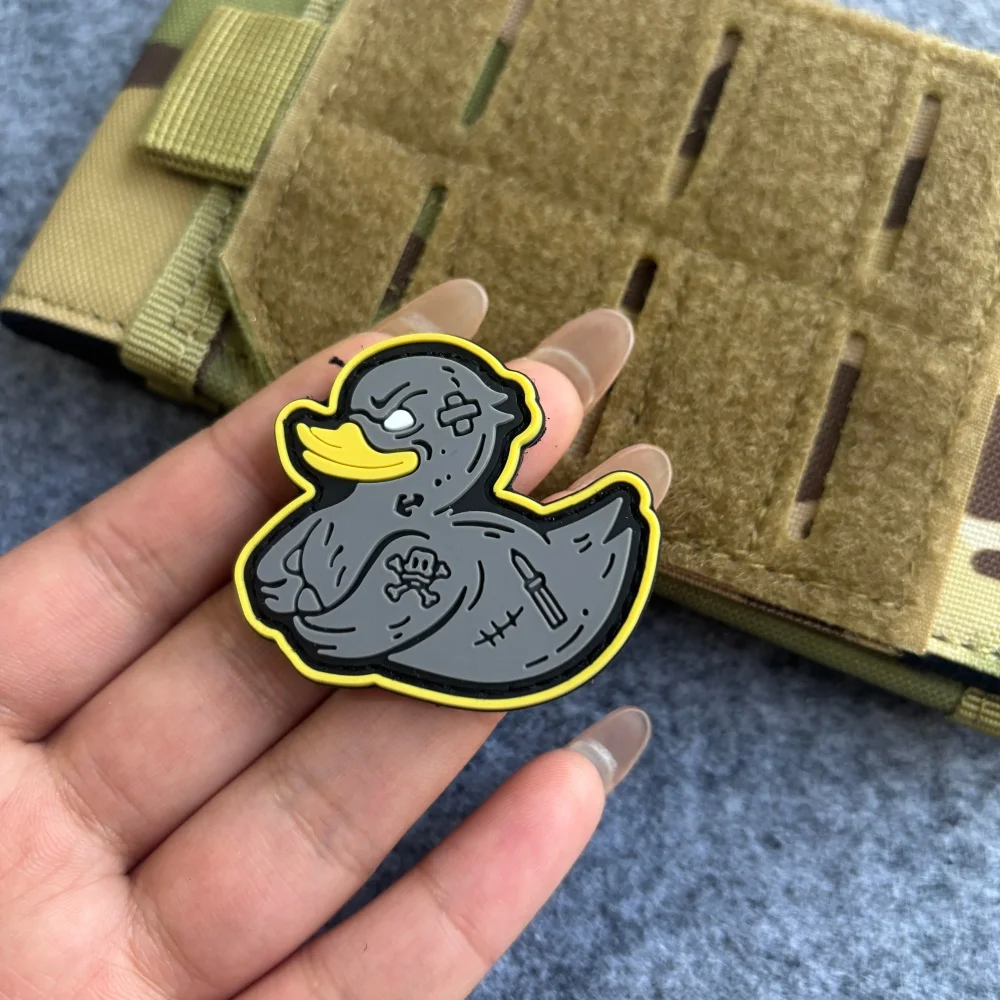 Parche táctico Angry Duck PVC con velcro