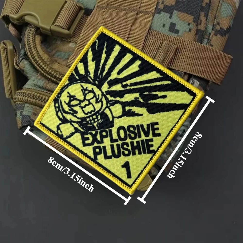 Parche tecido perro militar – Brazalete chino para mochila infantil - imagen 2