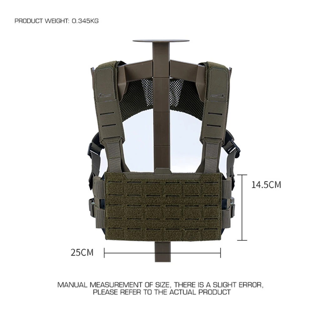 Chaleco Táctico Modular HX con Panel MOLLE – Caza, Tiro y Airsoft - imagen 3