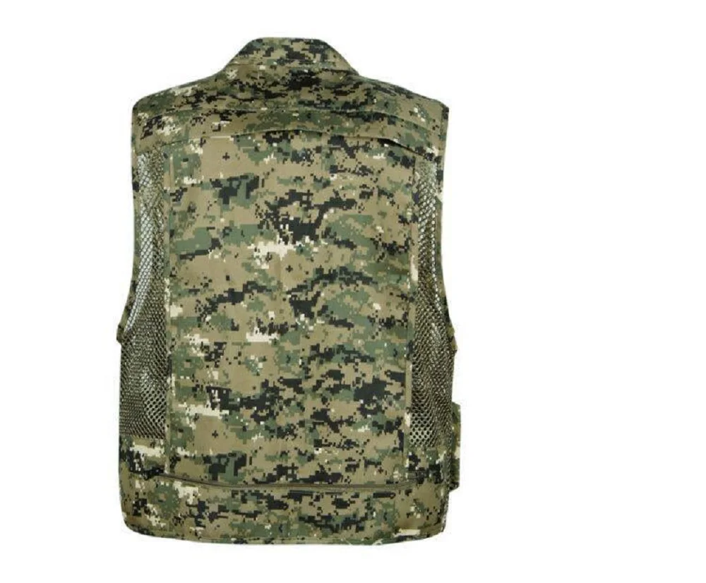 Chaleco táctico de malla multibolsillos hombre verano aire libre - imagen 4
