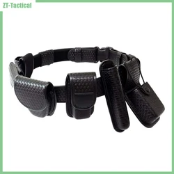 Cinturón táctico MOLLE modular con bolsas para servicio policial