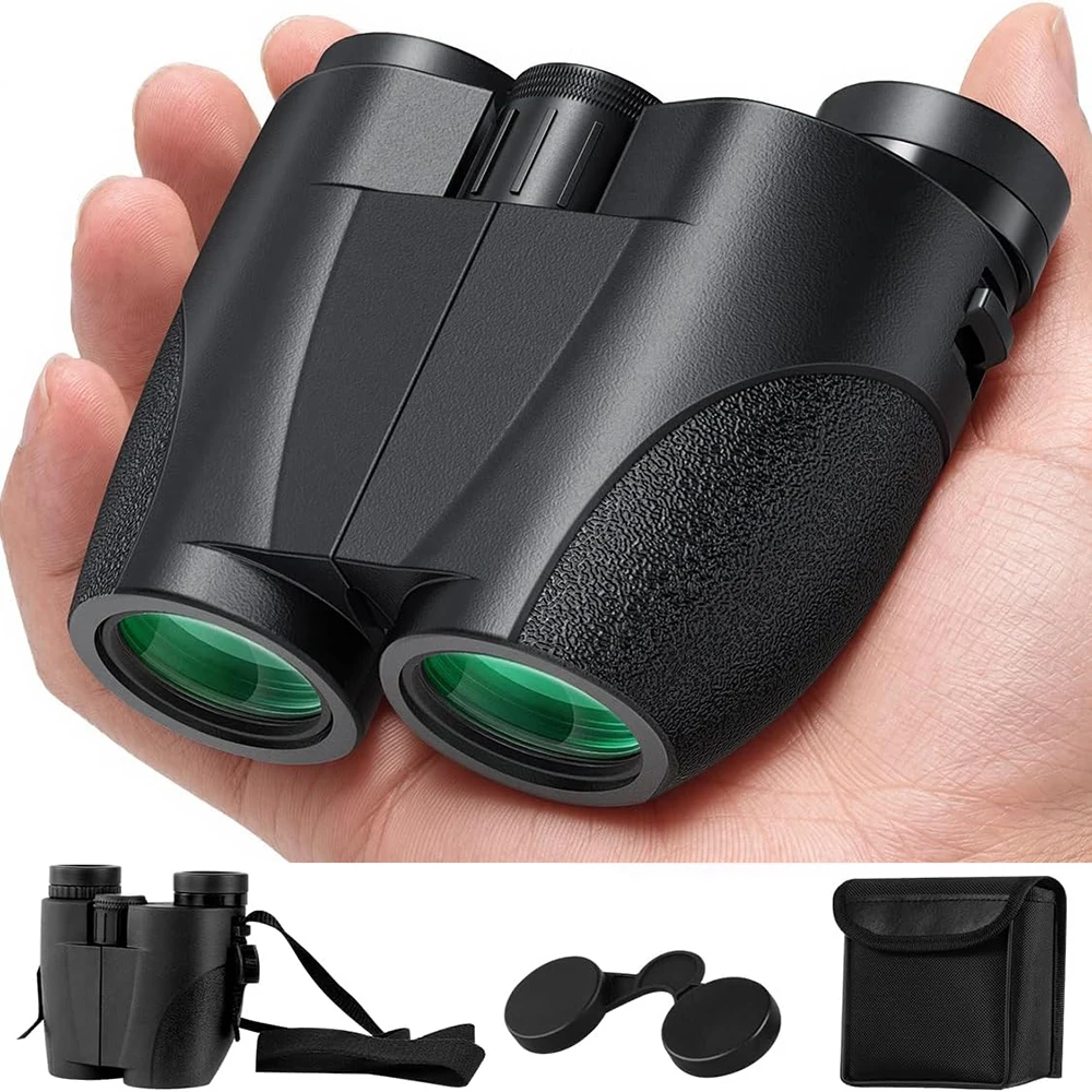 Prismáticos compactos 12x25 HD BAK4 para observación y viajes - imagen 3