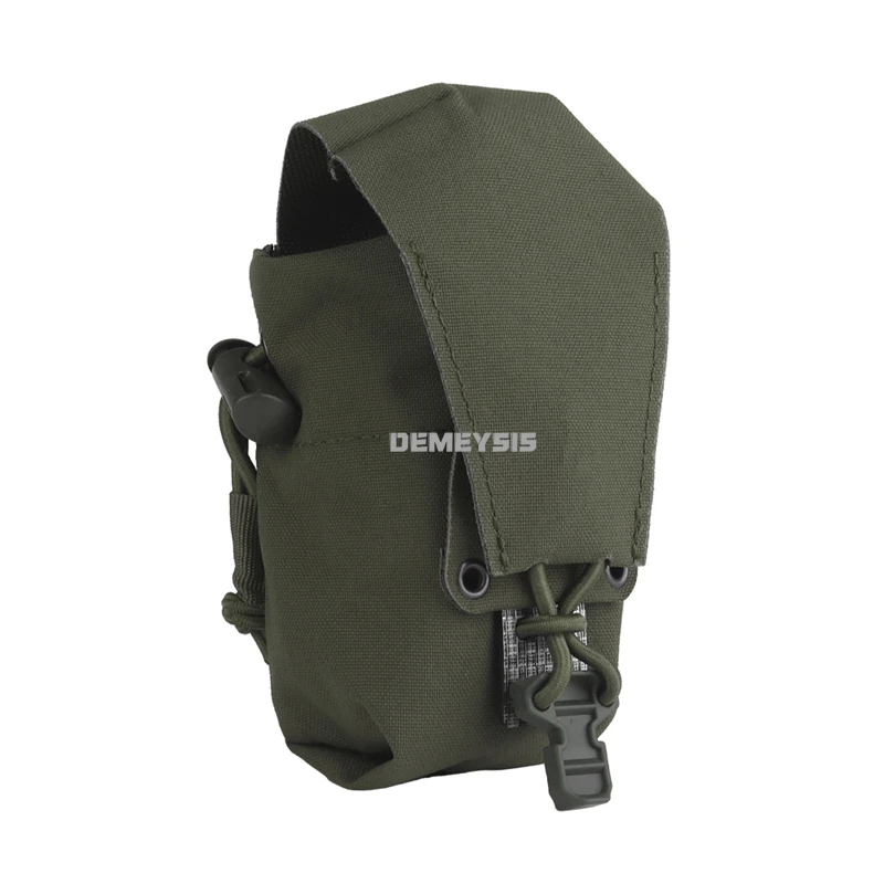 Bolsa táctica MOLLE porta radio exterior con solapa extraíble - imagen 3