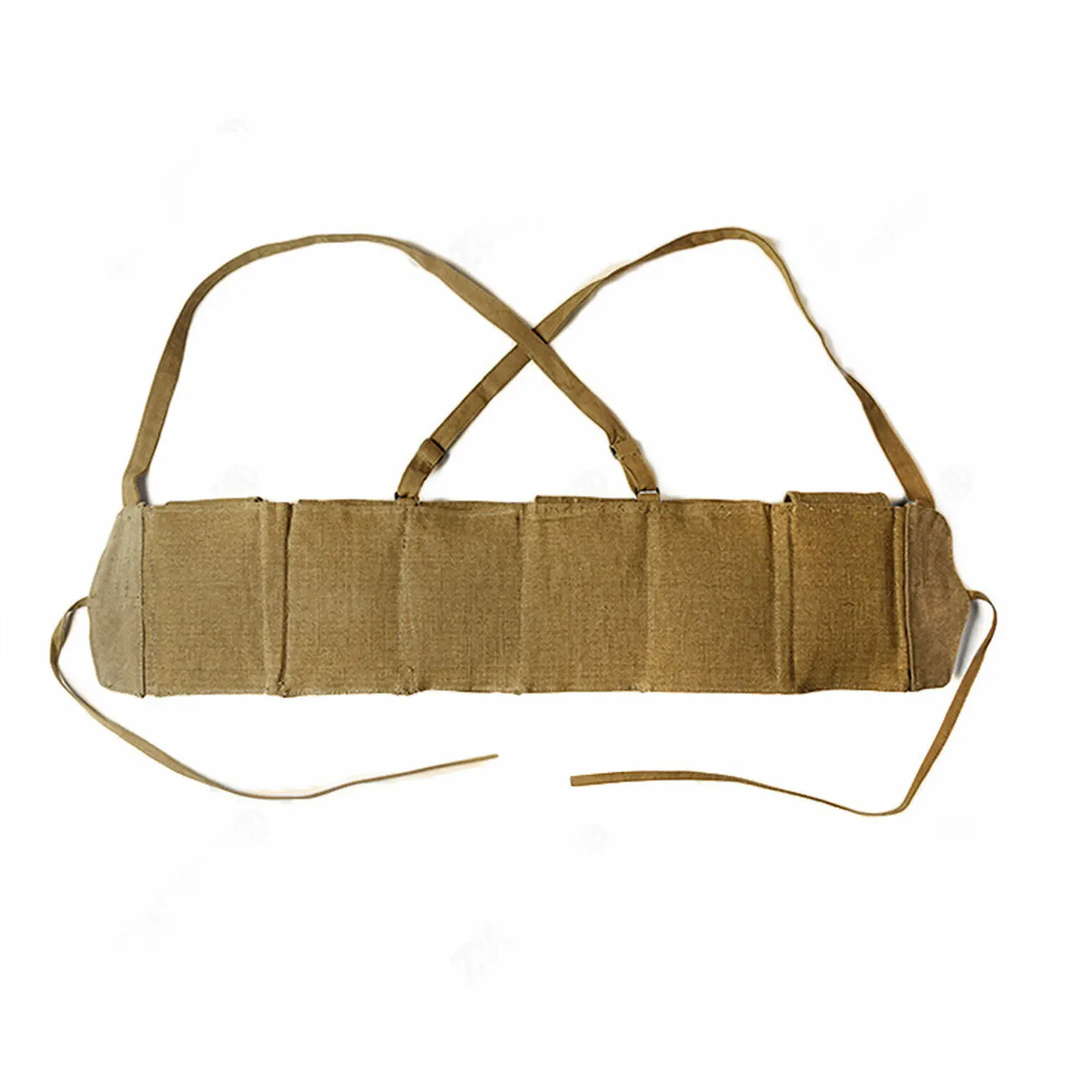 Bolsa de pecho táctica de lona para equipo de combate con bolsillos