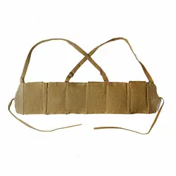 Bolsa de pecho táctica de lona para equipo de combate con bolsillos