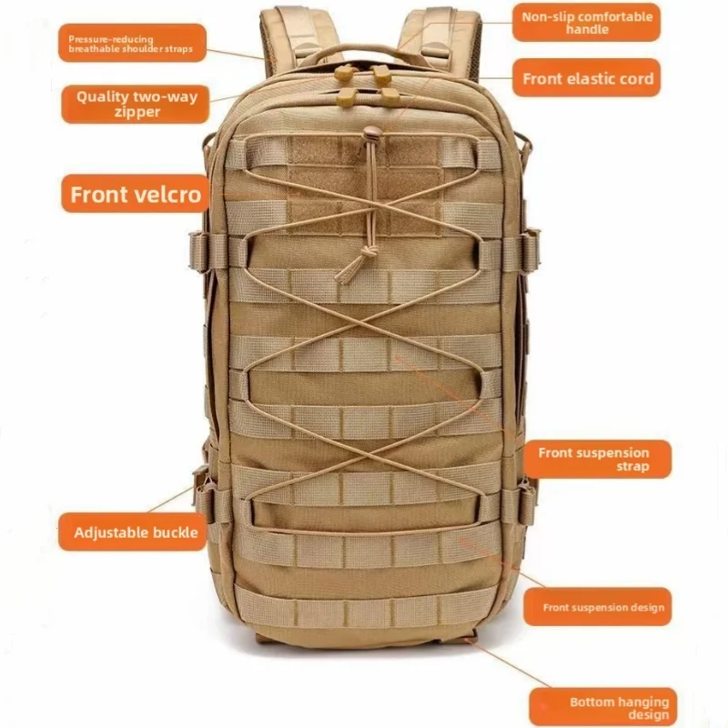 Mochila táctica impermeable multifunción gran capacidad senderismo - imagen 3