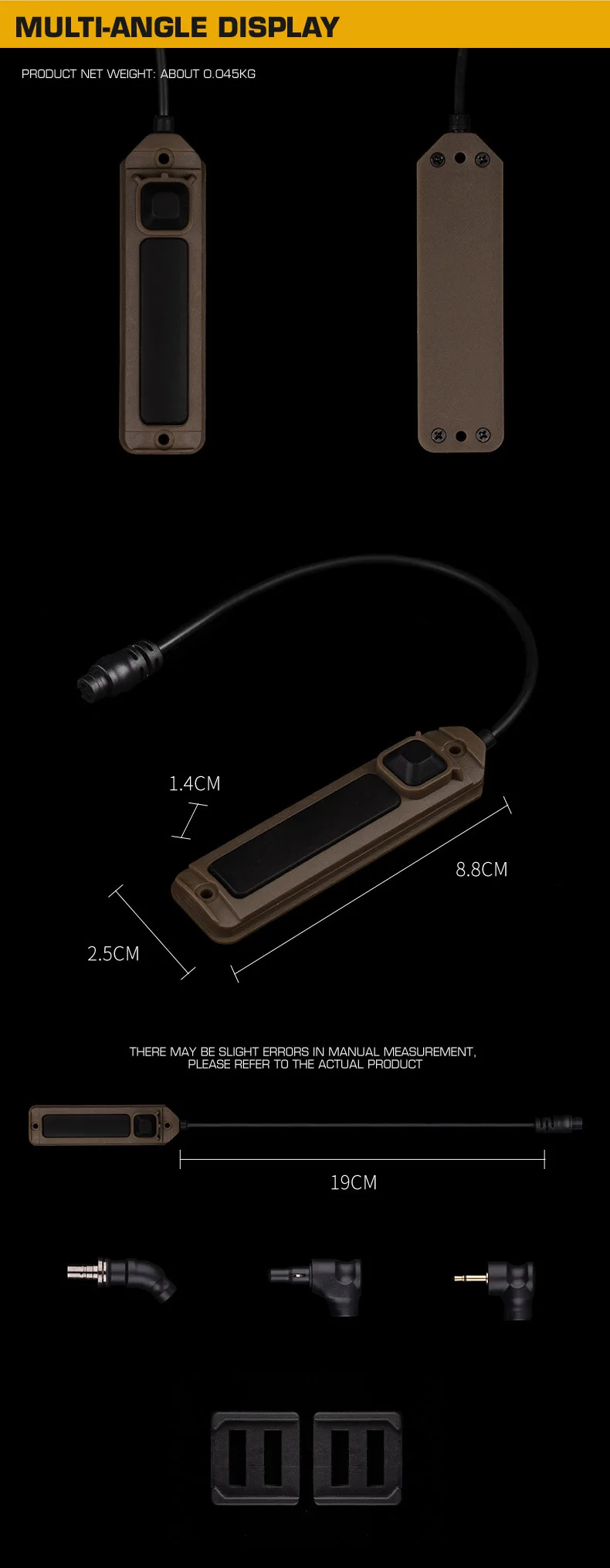 Conectores y adaptaciones del enchufe